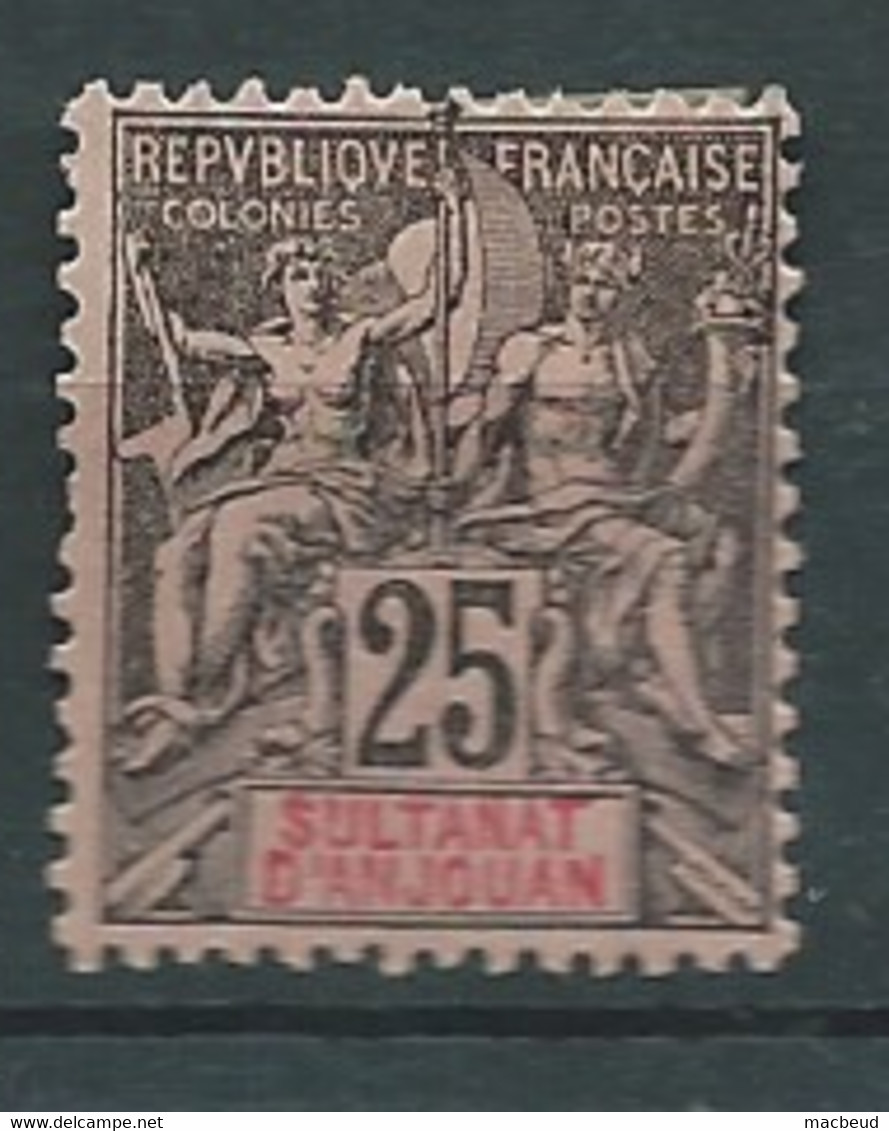 Anjouan - Yvert N°8  (*)    -  AE21508 - Unused Stamps