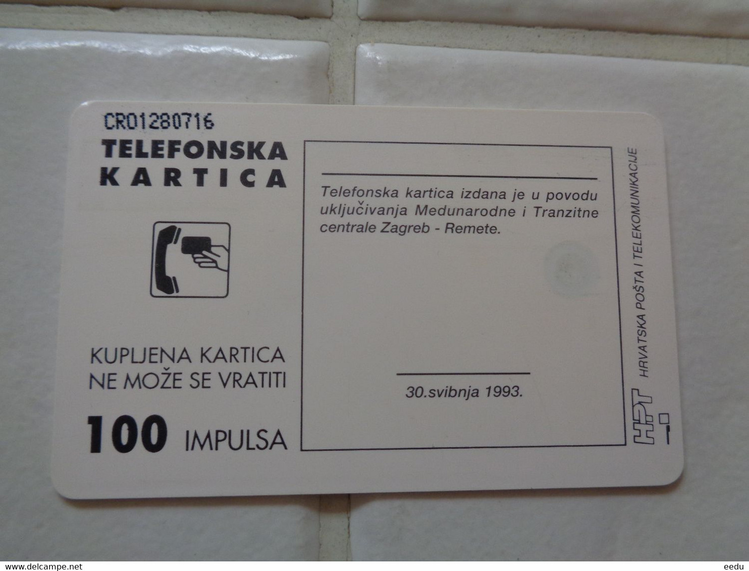 Croatia Phonecard - Telephones