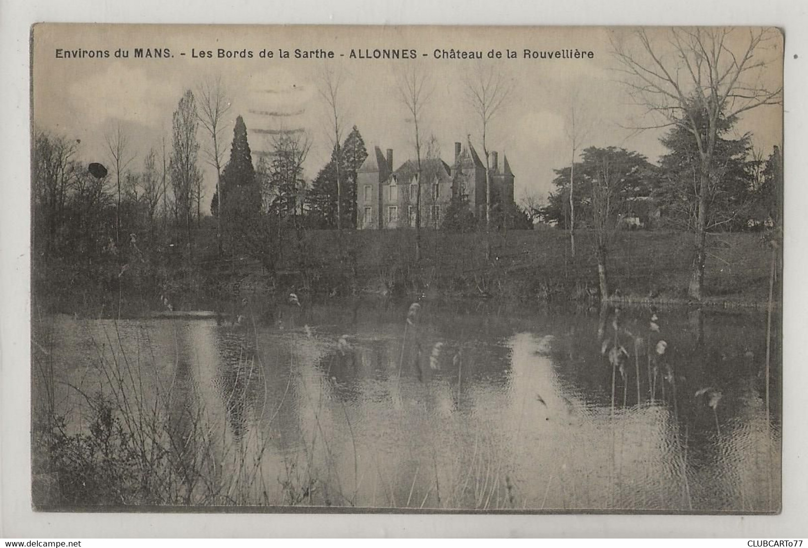 Allonnes (72)  : Le Château De La Rouvellière En 1939 PF. - Allonnes