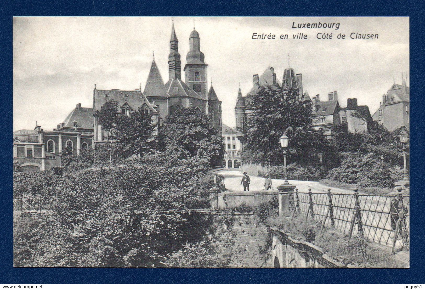 Luxembourg. Entrée De La Ville, Côté De Clausen. Eglise Saint-Michel. - Luxemburg - Stad