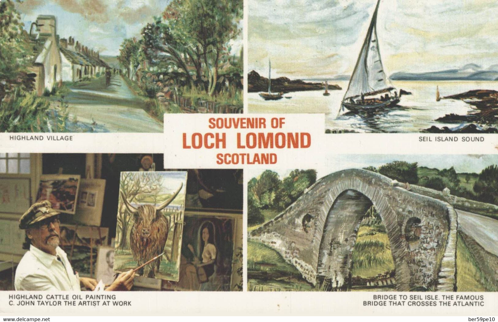 ECOSSE SOUVENIR OF LOCH LOMOND SCOTLAND - Inverness-shire