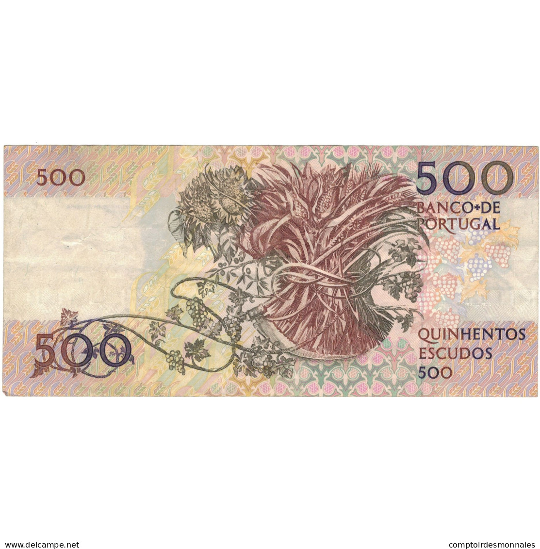 Billet, Portugal, 500 Escudos, 1988, 1988-08-04, KM:180b, TTB - Portugal