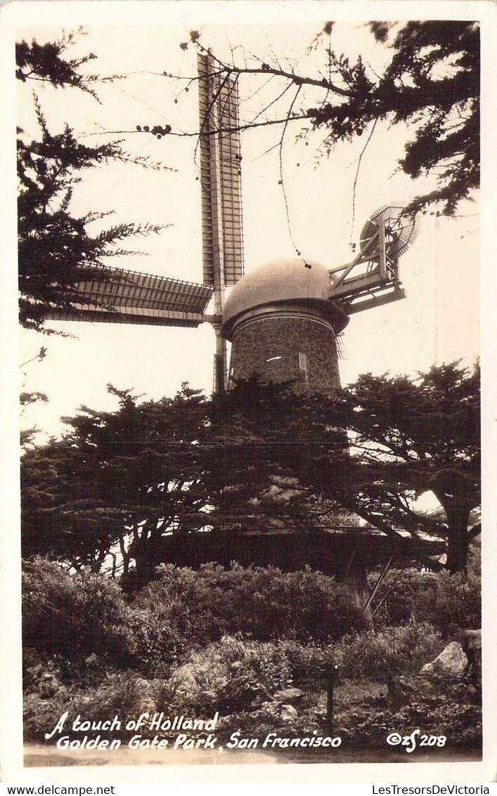 USA - CALIFORNIE - San Francisco - A Touch Of Holland - Golden Gate Park - Carte Postale Ancienne - San Francisco