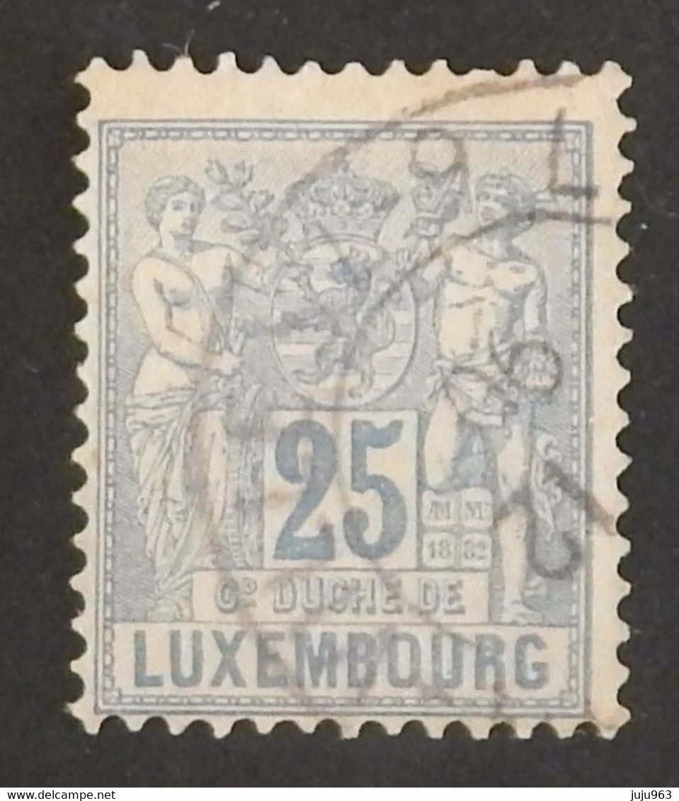 LUXEMBOURG YT 54 OBLITERE "ALLEGORIE" ANNÉES 1882/1891 - 1882 Allegorie