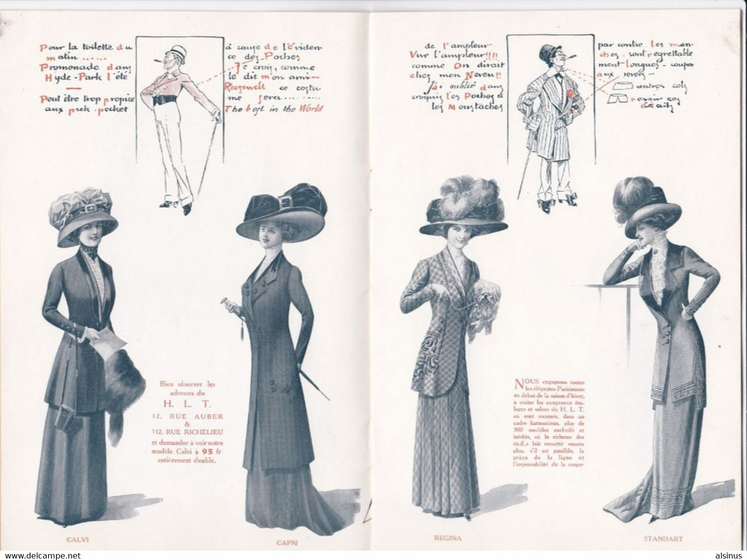 MODE 1909 - UNE INDISCRETION ROYALE  - EDOUARD VII - ECHANTILLON D'ETOFFE ROYALE - HIGH-LIFE TAILOR HABILLE - Libros