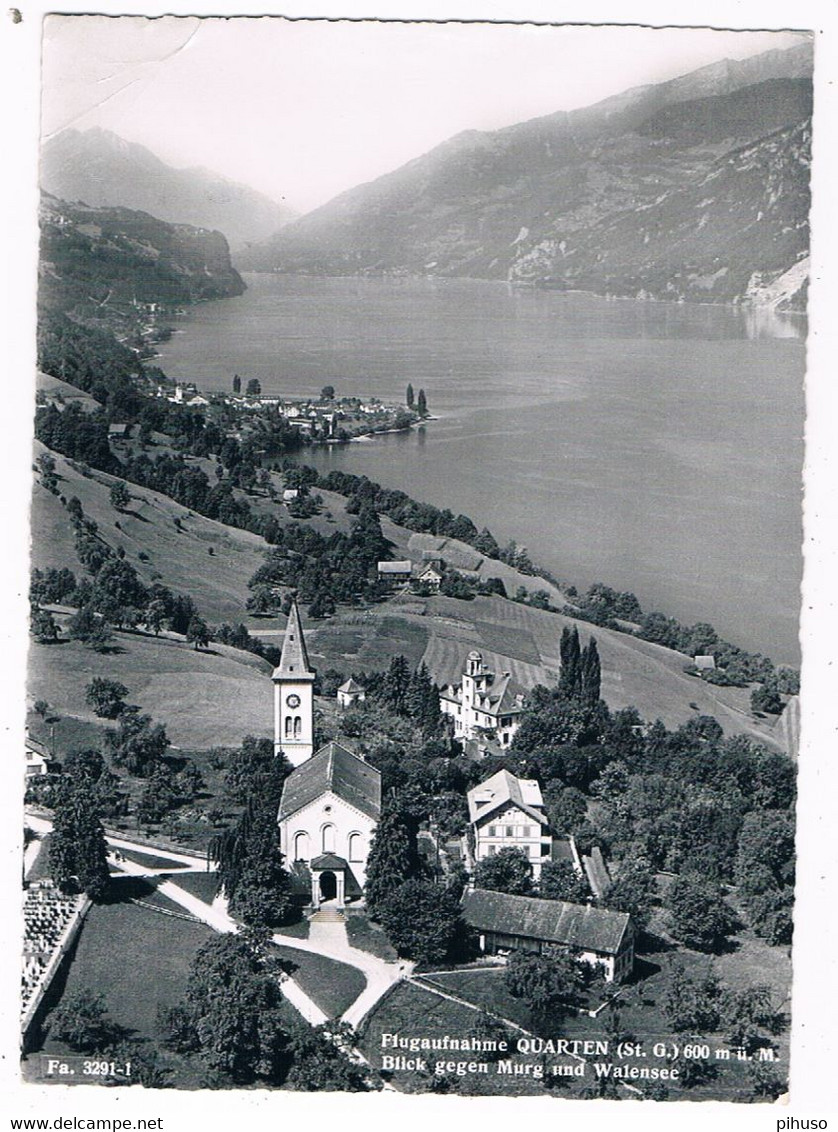 CH-7701  QUARTEN : Blick Gegen Murg Und Walensee - Quarten