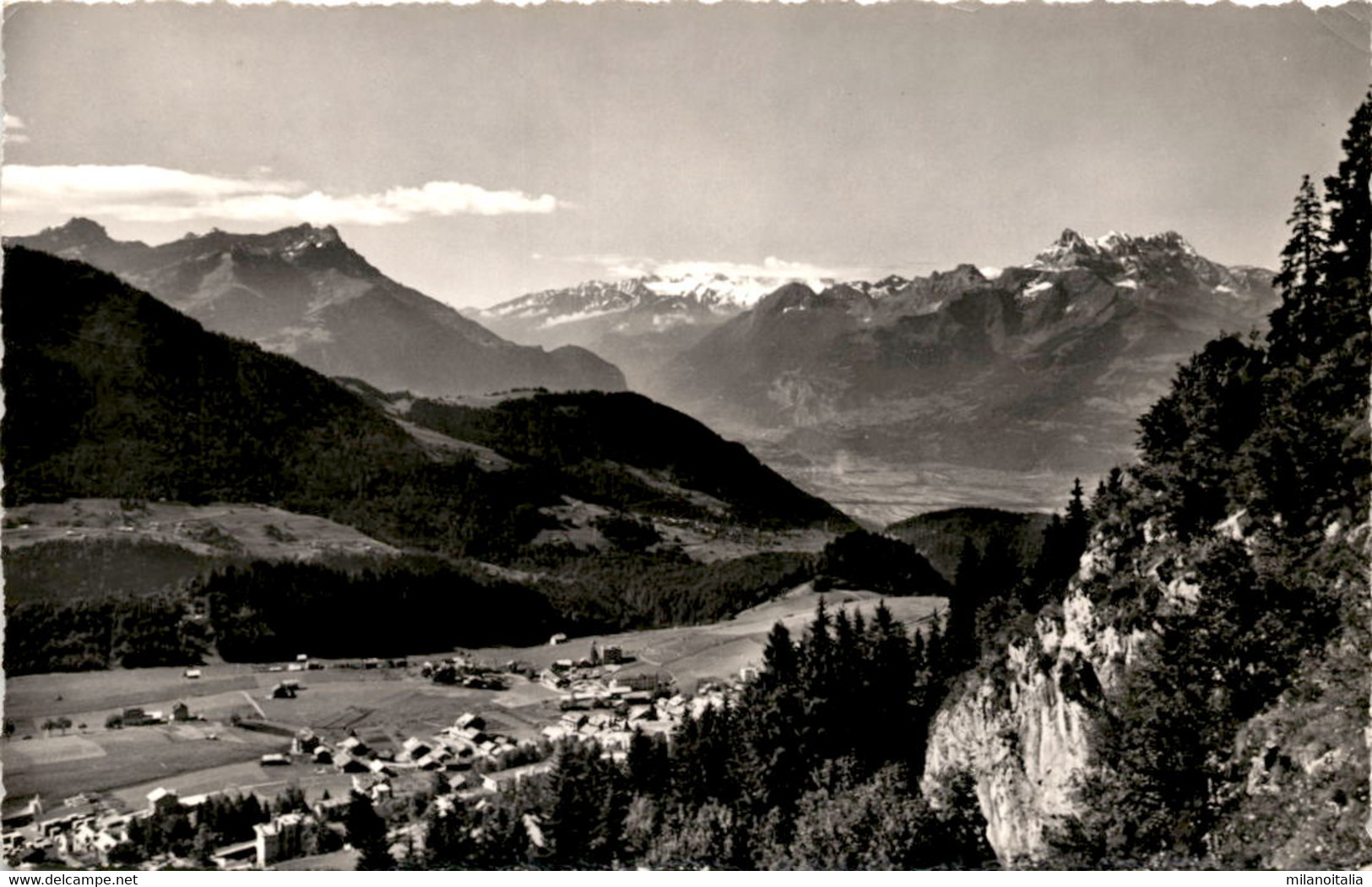 Leysin - Les Dents Du Midi Et Les Dents De Morcles (377) - Morcles