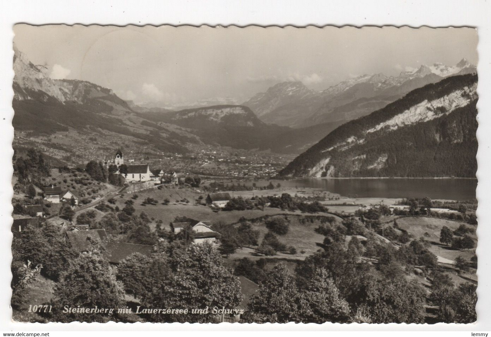 SUISSE - STEINERBERG - MIT LAUERZERSEE UND SCHWYZ - 1957 - Lauerz