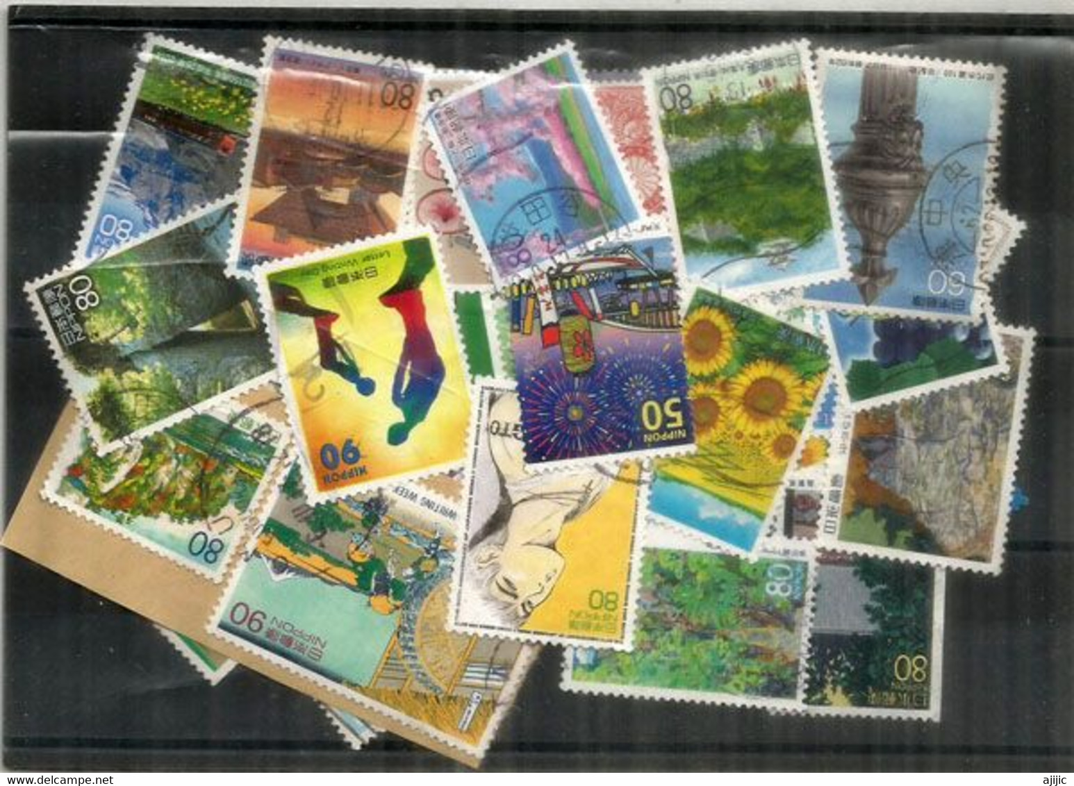 JAPON. Beau Lot De 50 Timbres Grands Formats, Tous Differents., Bonne Qualité.  Lot #  5 - Vrac (max 999 Timbres)