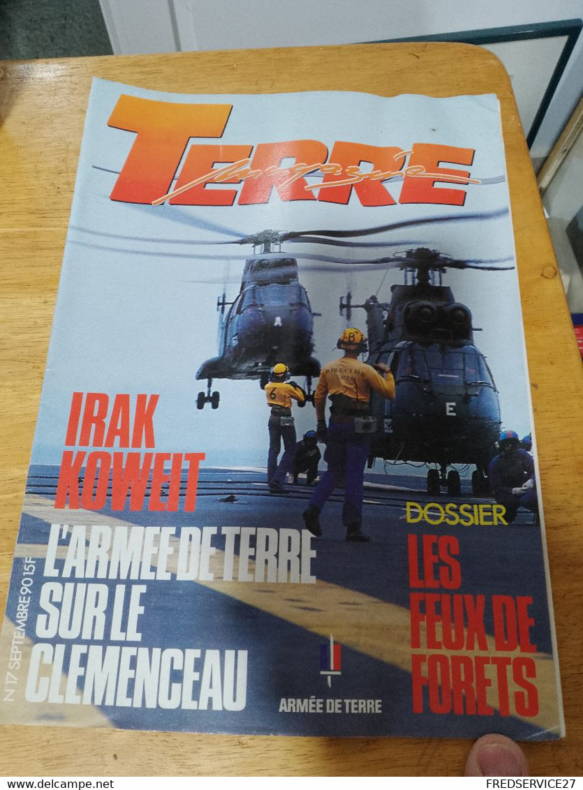 71/ TERRE MAGAZINE  ARMEE DE TERRE N°17 1990 SOMMAIRE EN PHOTO - Waffen