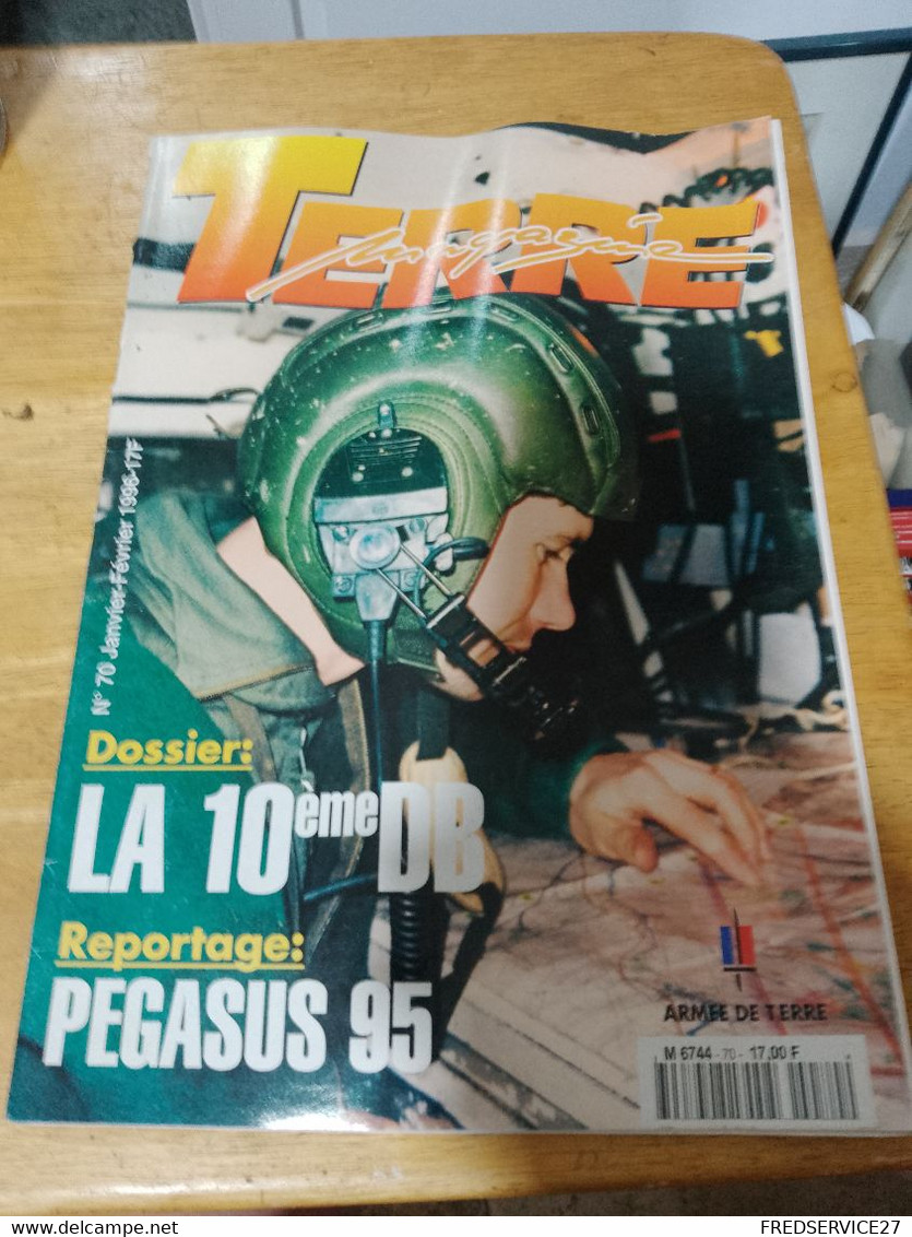 71/ TERRE MAGAZINE  ARMEE DE TERRE N°70 1996 SOMMAIRE EN PHOTO - Weapons