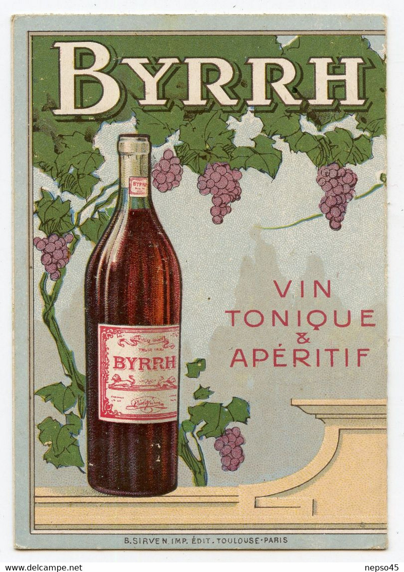 Calendrier Publicitaire Petit Format Année 1914.Maison Frères.L.Violet Successeurs à Thuir.Le Byrrh Vin Tonic. - Petit Format : 1901-20