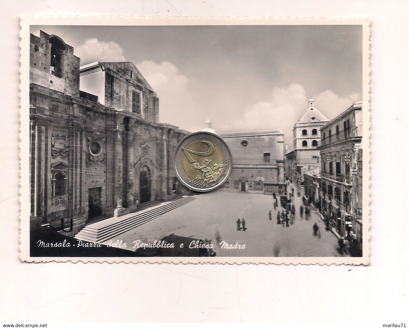 TP471 Sicilia MARSALA Trapani 1954 Viaggiata - Marsala