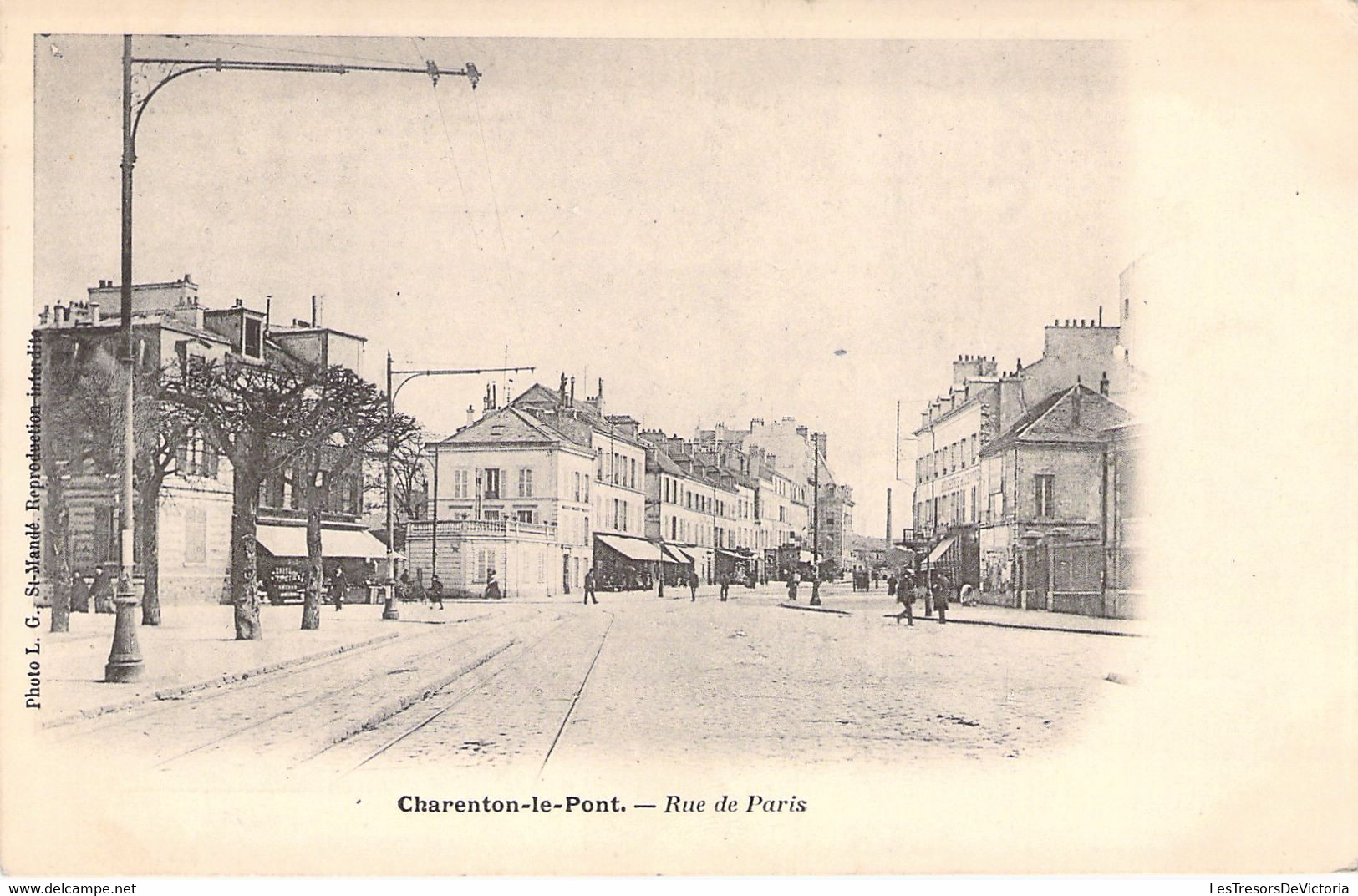 FRANCE - 94 - CHARENTON LE PONT - RUE DE PARIS - Carte Postale Ancienne - Charenton Le Pont