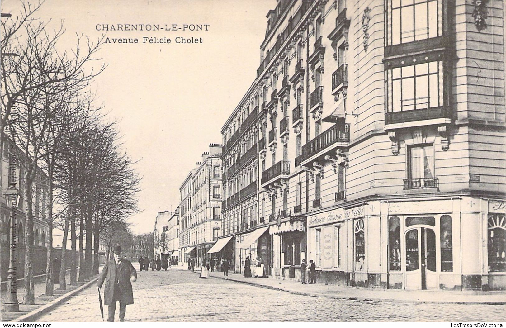 FRANCE - 94 - CHARENTON LE PONT - AVENUE FELICIE CHOLET - Carte Postale Ancienne - Charenton Le Pont