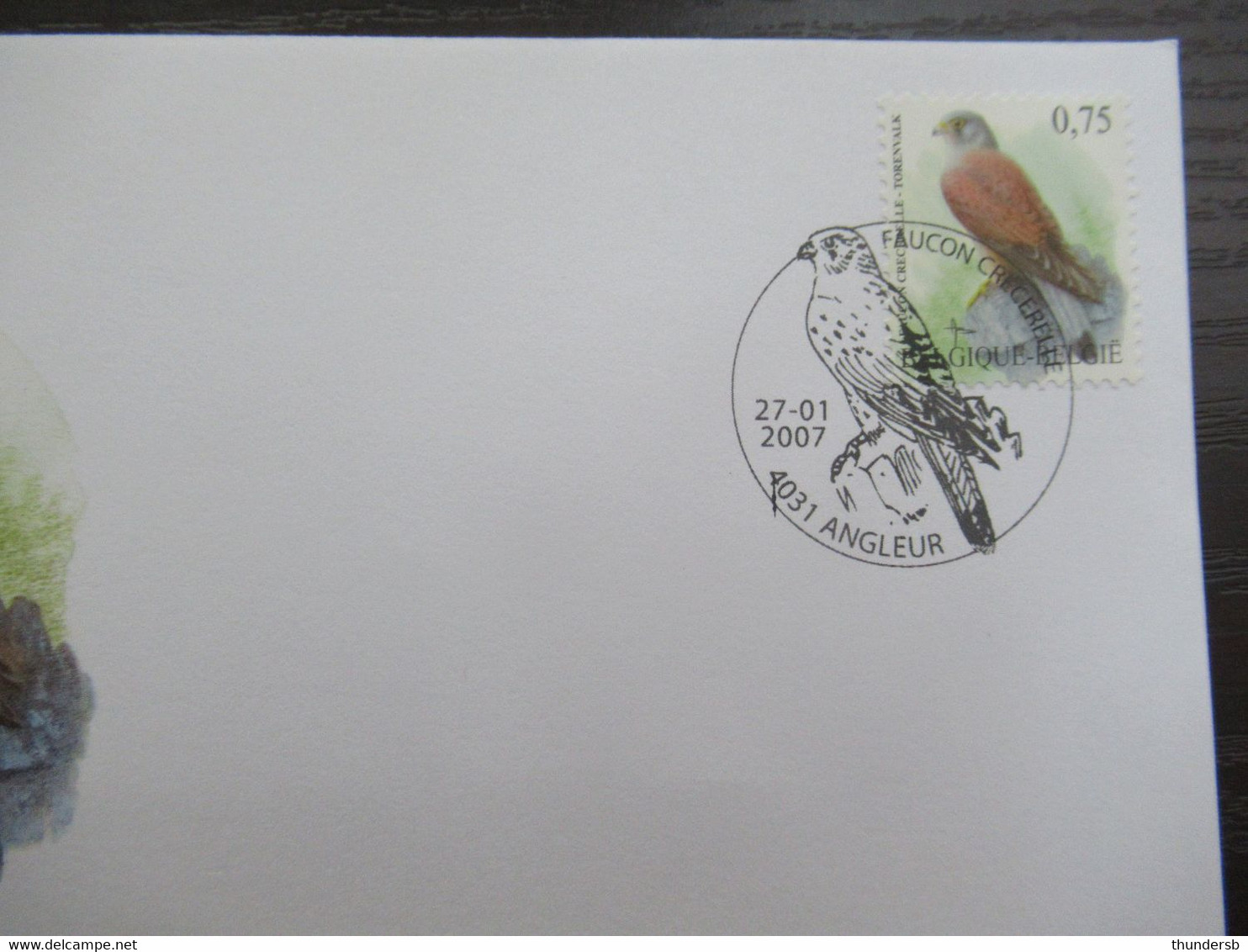 FDC 3608/09 'Buzin: Gierzwaluw En Torenvalk' - 1985-.. Birds (Buzin)