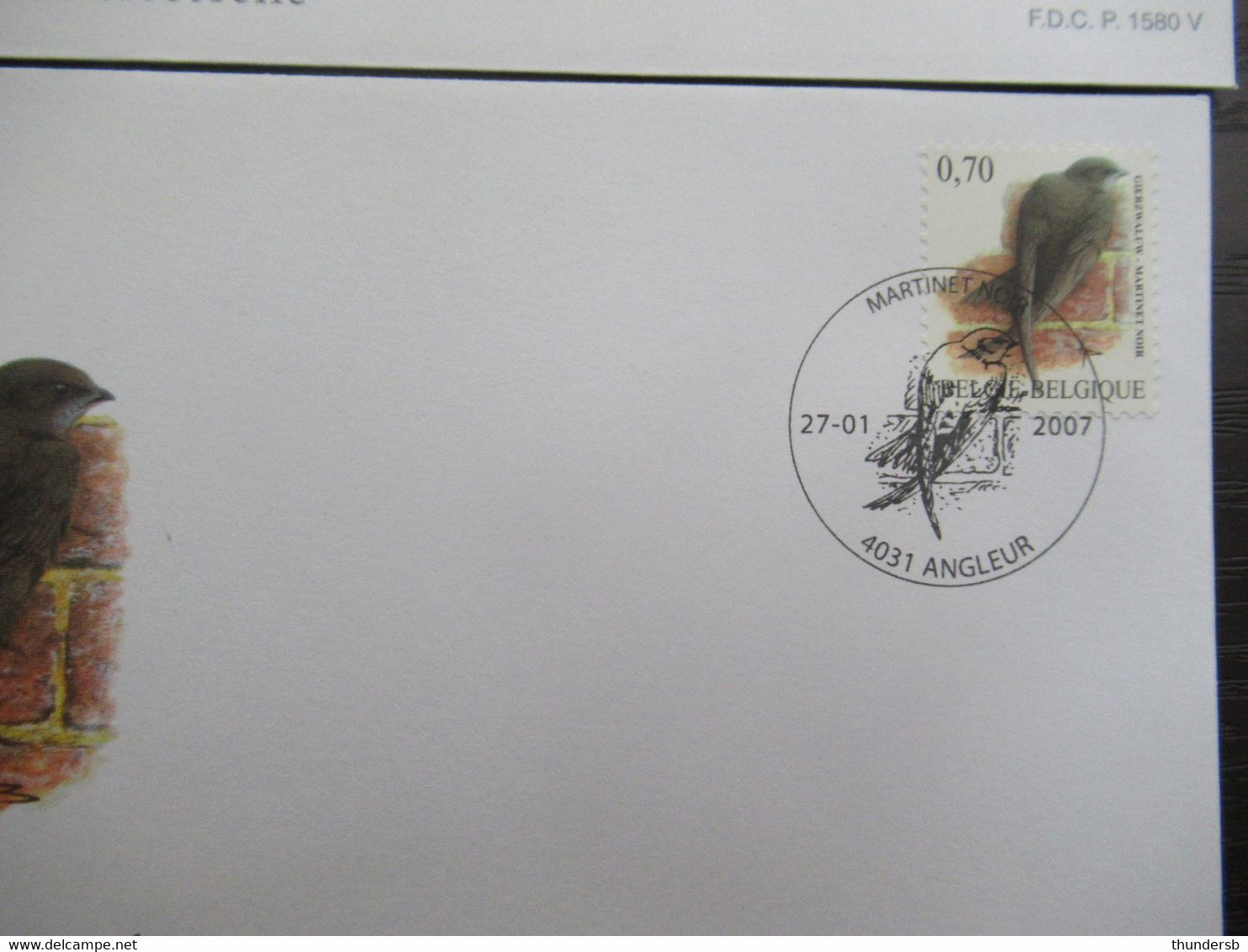 FDC 3608/09 'Buzin: Gierzwaluw En Torenvalk' - 1985-.. Pájaros (Buzin)