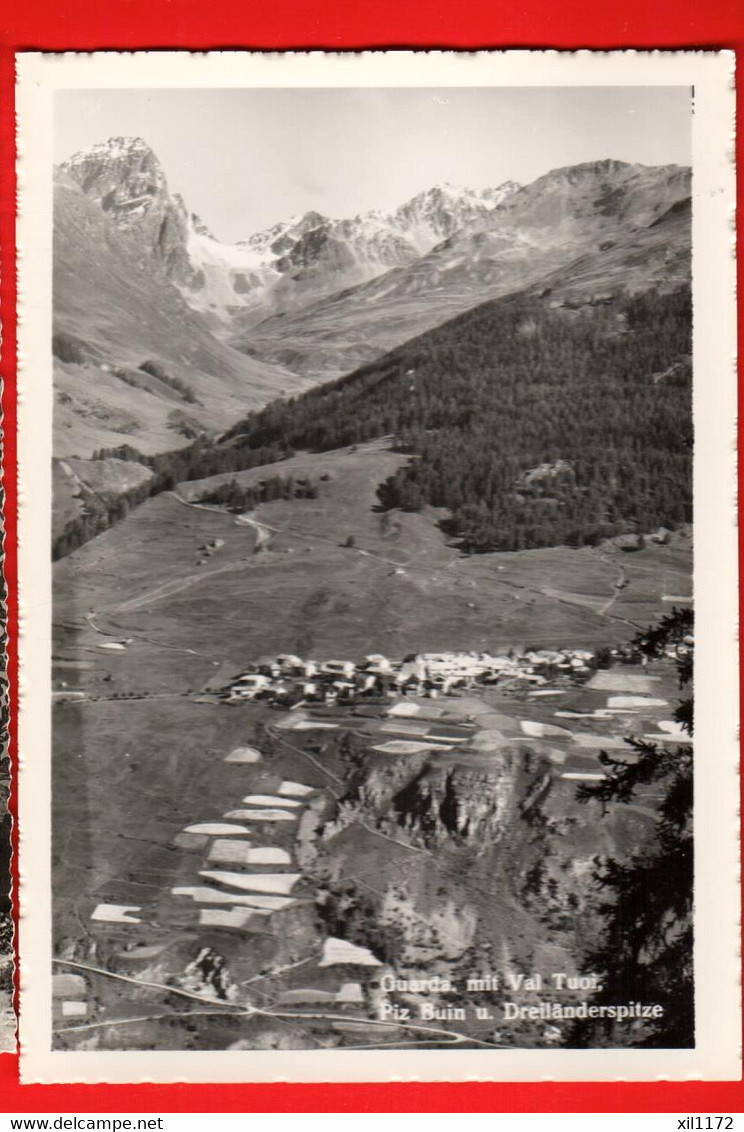 ZUH-04 Guarda Im Unter-Engadin Mit Val Tuol, Piz Buin U. Dreiländerspitze. NG GF - Guarda