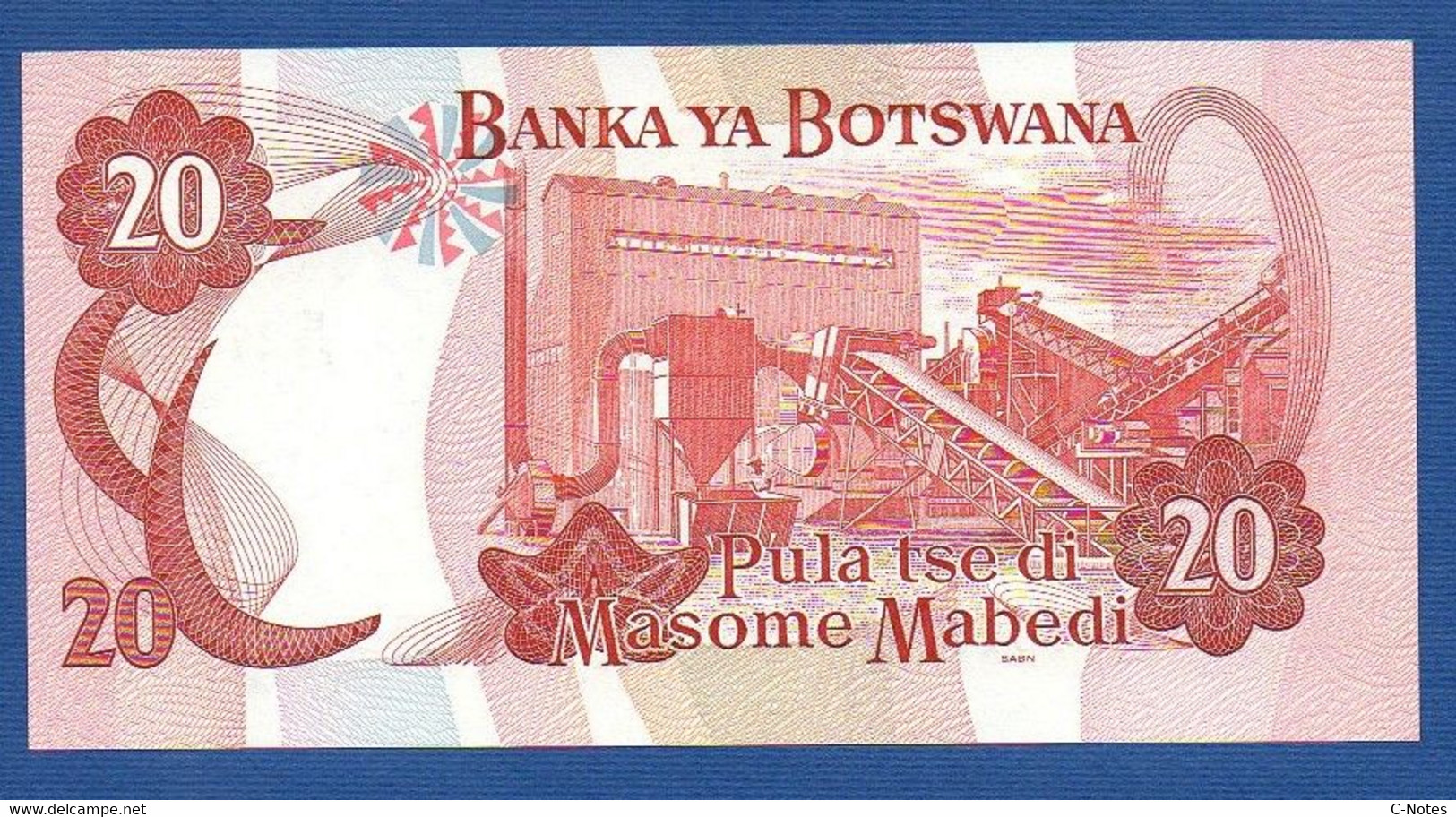 BOTSWANA - P.21 – 20 PULA  ND (1999) UNC, Prefix E/42 276196 - Botswana