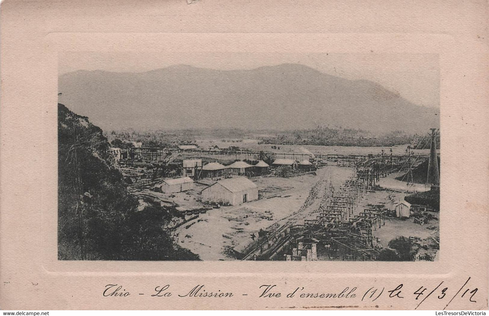 Nouvelle Calédonie - Thio - La Mission Vue D'ensemble - Rare - Carte Postale Ancienne - - Nueva Caledonia