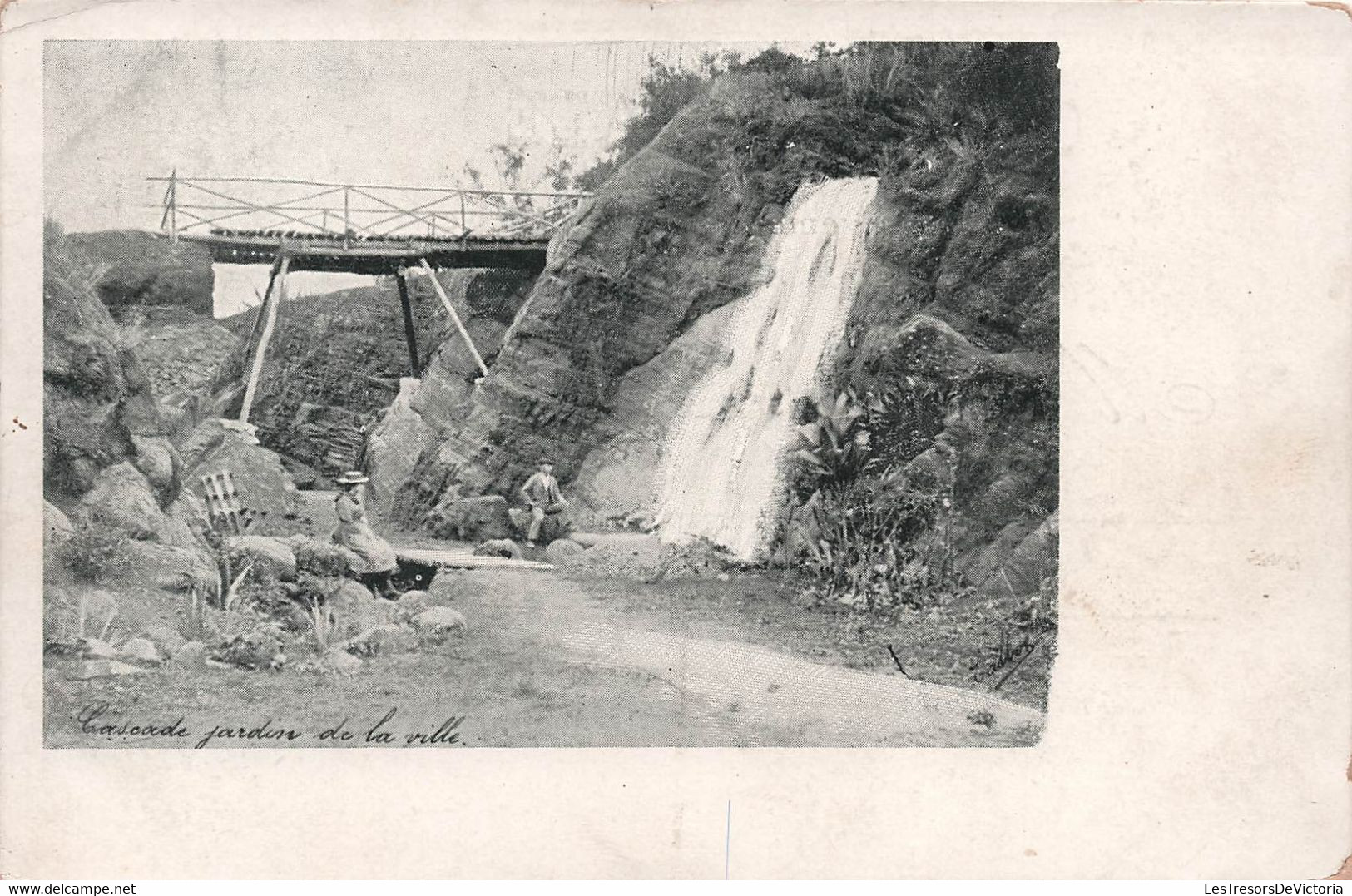 Nouvelle Calédonie - Cascade Jardin De La Ville - Carte Postale Ancienne - - New Caledonia