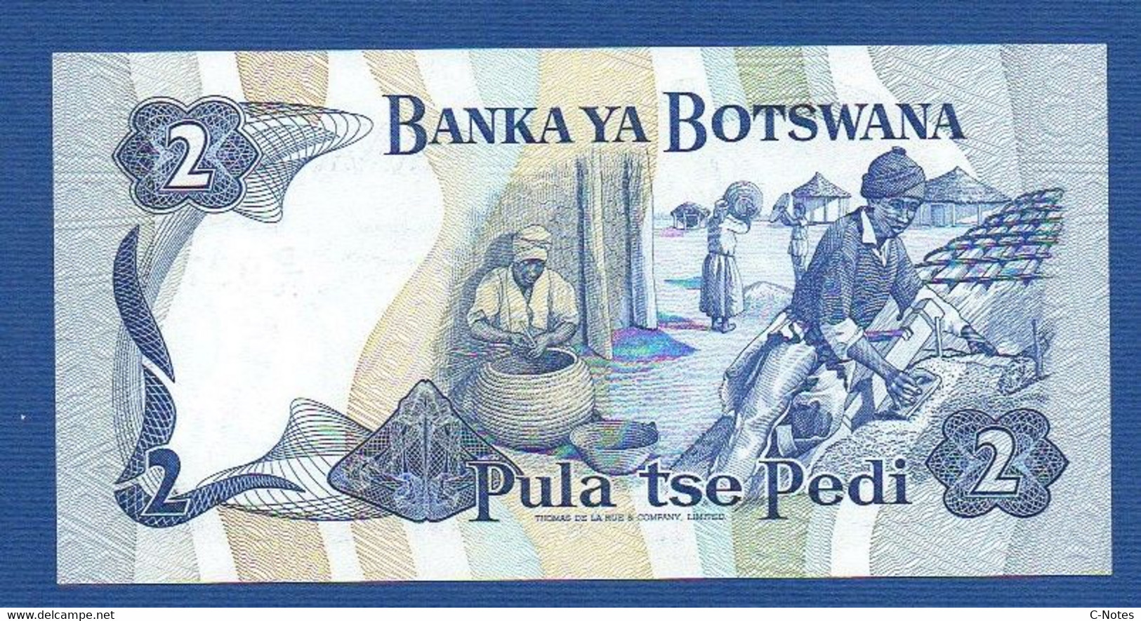 BOTSWANA - P. 7c –  2 PULA Nd (1982) UNC Prefix B/16 997990 - Botswana