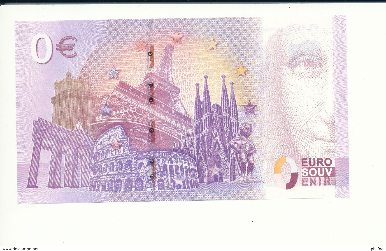 Billet Touristique 0 Euro - PLZEŇ KATEDRÁLA SV. BARTOLOMĚJE - CZAG - 2019-1 - N° 9543 - Billet épuisé - Autres & Non Classés