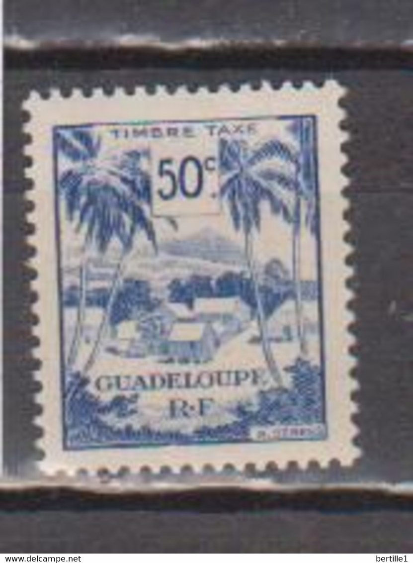 GUADELOUPE         N°  YVERT   TAXE  43  NEUF AVEC CHARNIERES      ( CHARN  01 / 28  ) - Postage Due