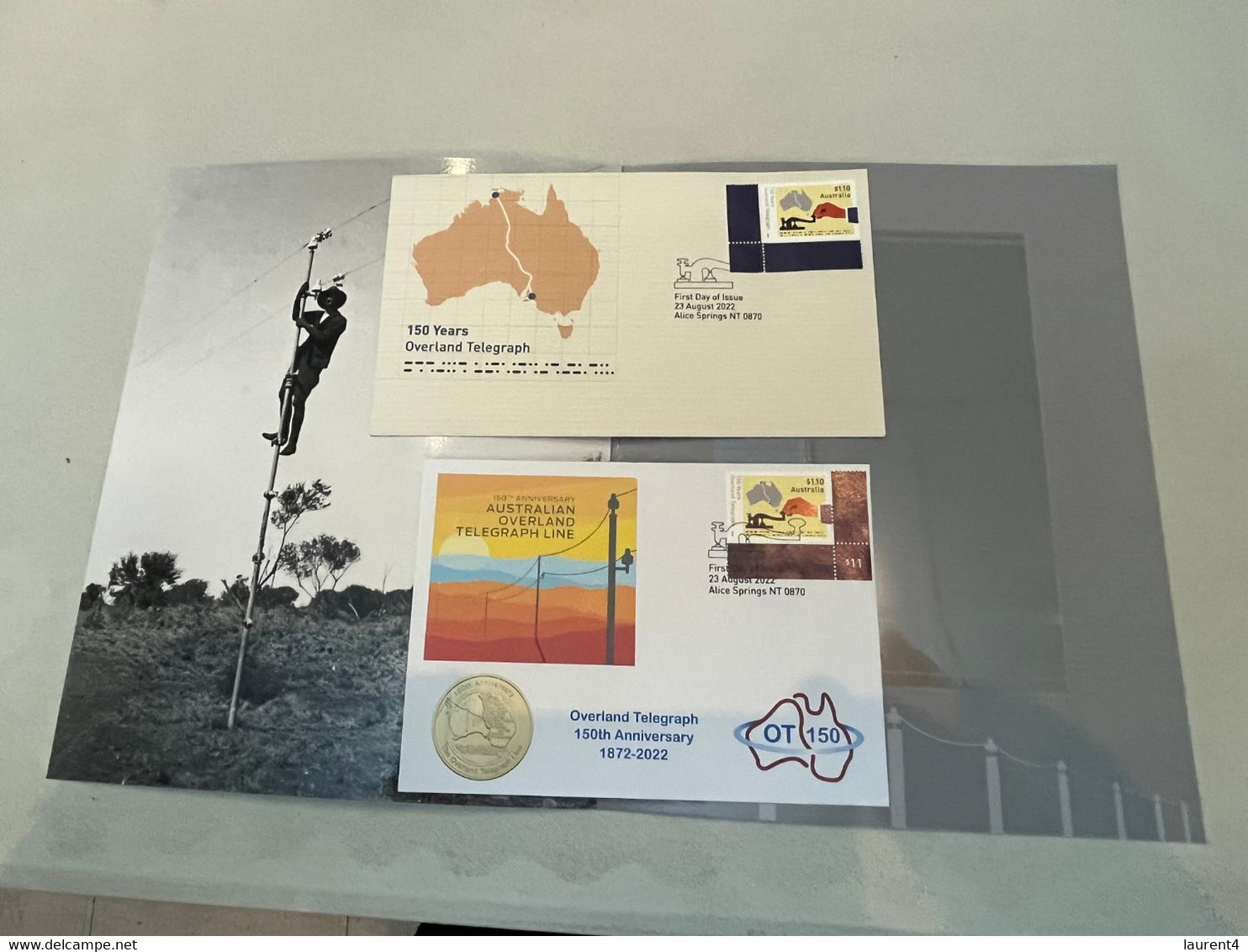 (folder 17-2-2023) Australia Post 2022 - 150 Years Of Overland Telegraph + 2 FDI Covers - Presentation Packs