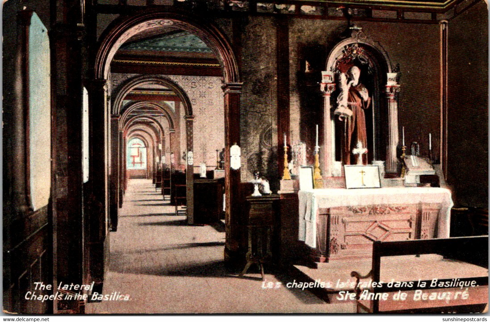 Canada St Anne De Beaupre The Lateral Chapels In The Basilica - Ste. Anne De Beaupré