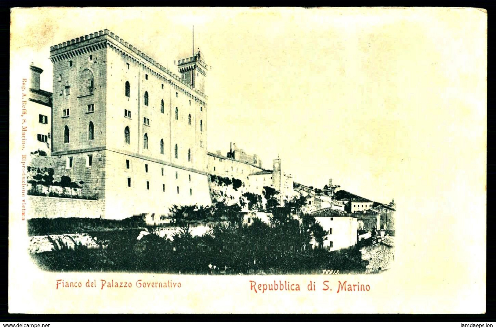 A59  SAINT-MARINO   CPA  FIANCO DEL PALAZZO GOVERNATIVO - San Marino