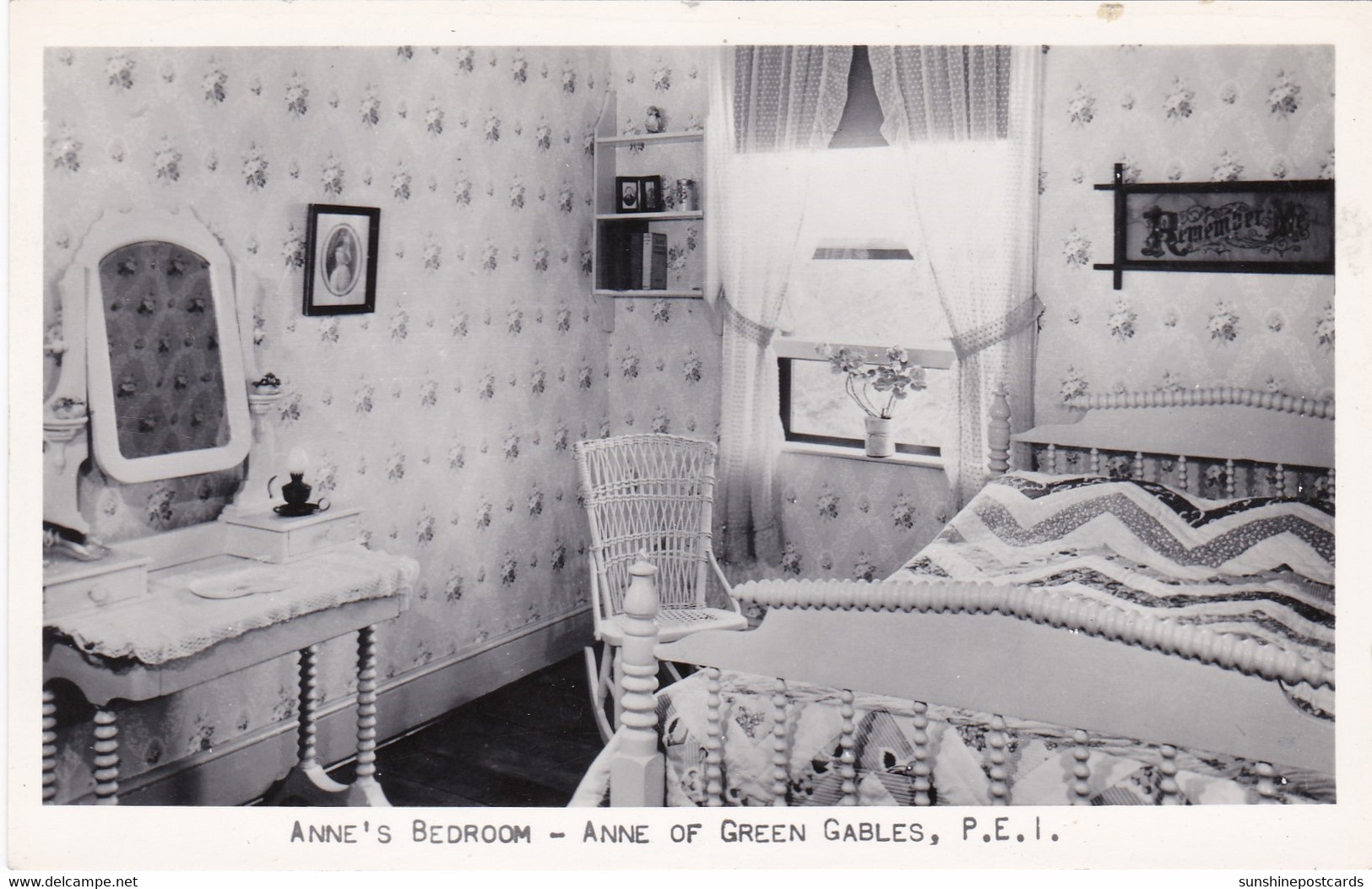 Canada Prince Edward Island Anne Of Green Gables Anne's Bedroom Real Photo - Autres & Non Classés