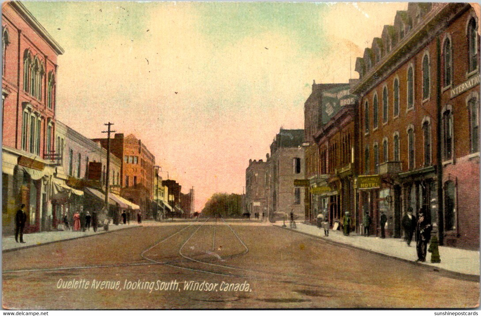 Canada Windsor Ouelette Street Looking South - Windsor