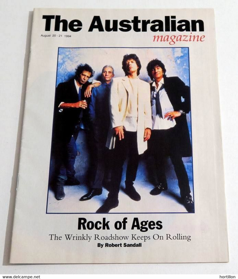 Revue AUSTRALIAN MAGAZINE 20/08/1994 ROLLING STONES - Unterhaltung