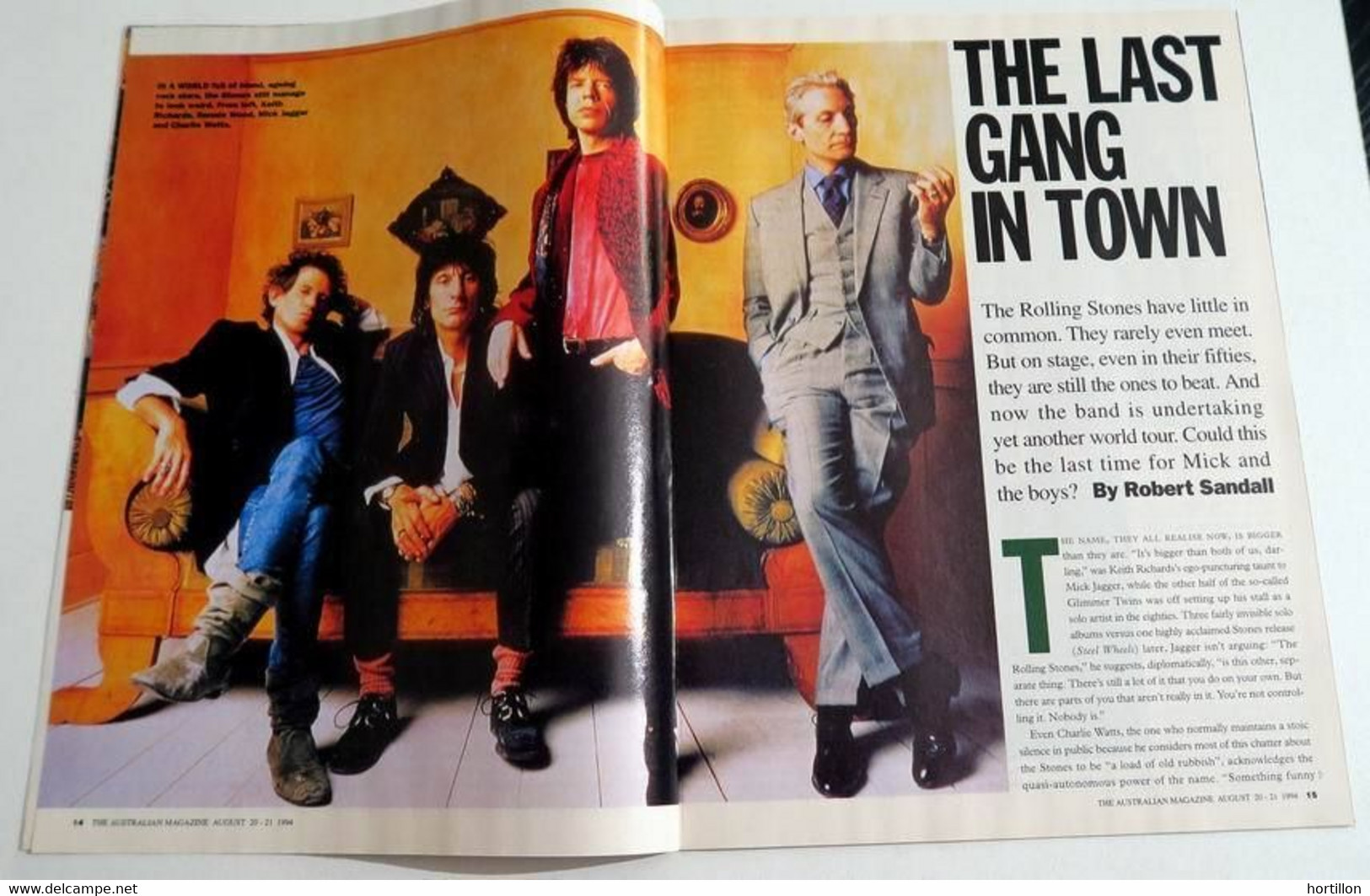 Revue AUSTRALIAN MAGAZINE 20/08/1994 ROLLING STONES - Amusement