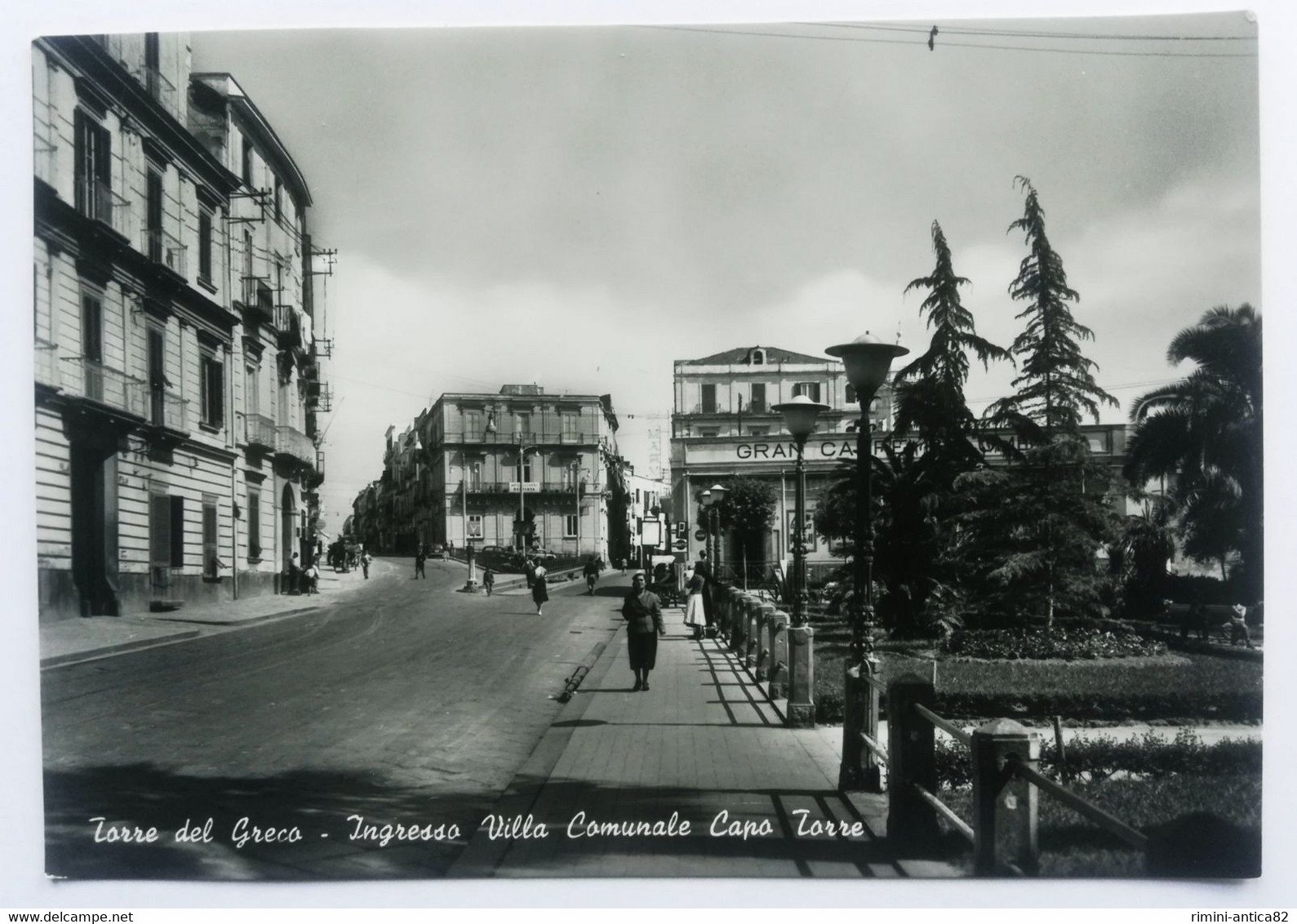 TORRE DEL GRECO (NAPOLI) - Ingresso Villa Comunale Capo Torre - Torre Del Greco