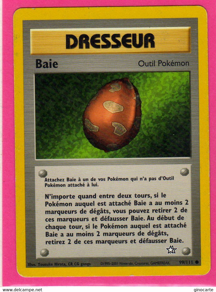 Carte Pokemon Francaise 1995 Wizards Neo Genesis 99/111 Baie Bon Etat - Wizards