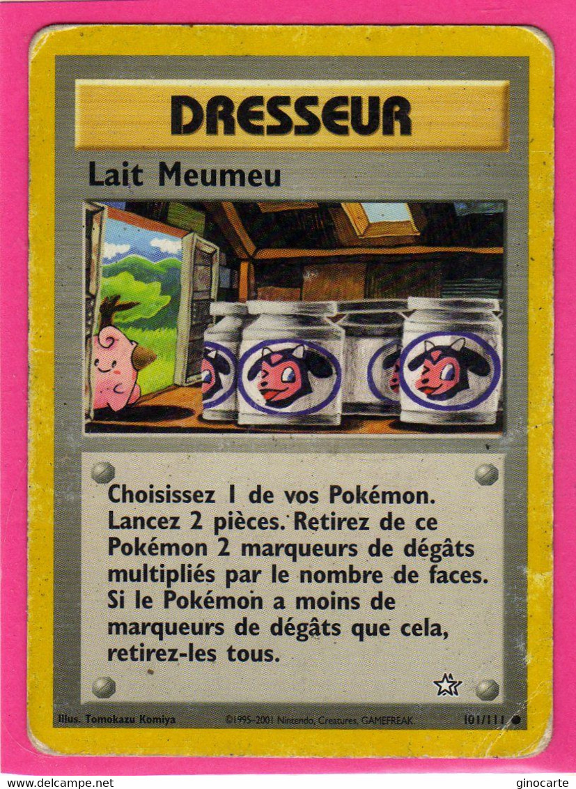 Carte Pokemon Francaise 1995 Wizards Neo Genesis 101/111 Lait Meumeu En L' Etat - Wizards