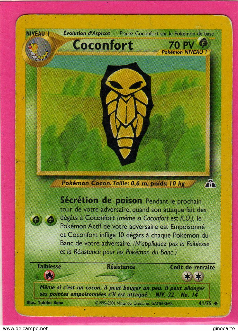 Carte Pokemon Francaise 1995 Wizards Neo Discovery 41/75 Coconfort 70pv Occasion - Wizards