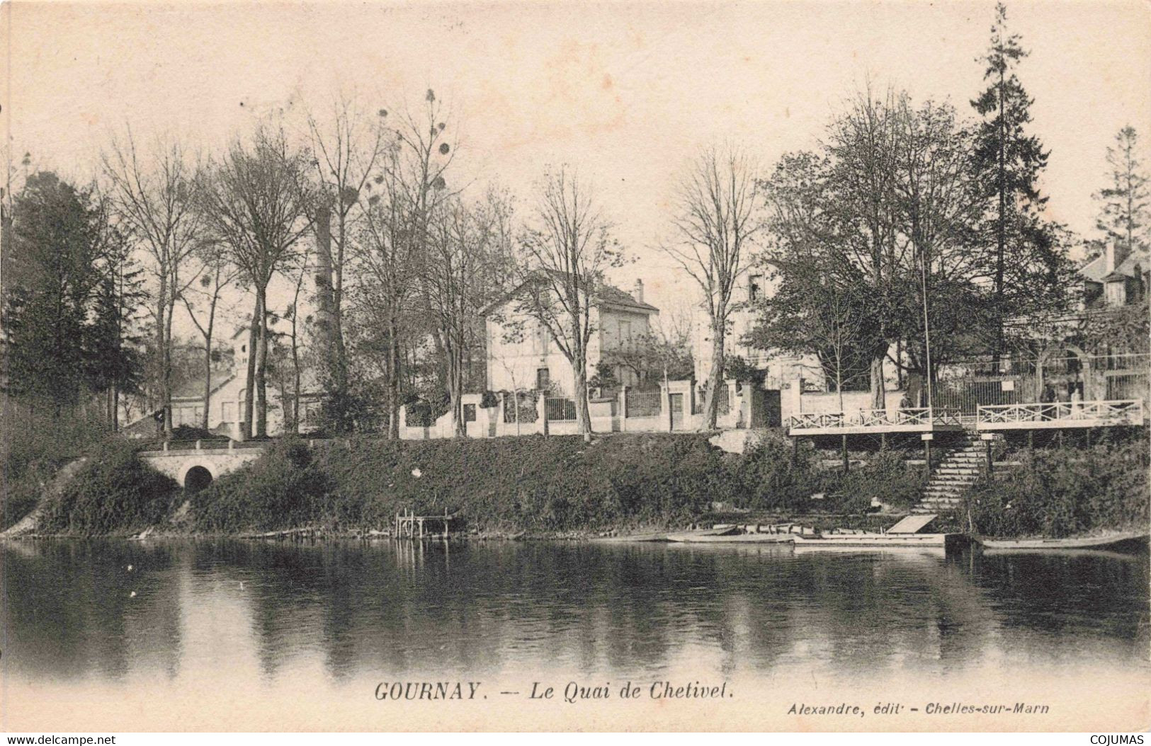 93 - GOURNAY - S10406 - Le Quai De Chetivel - L1 - Gournay Sur Marne