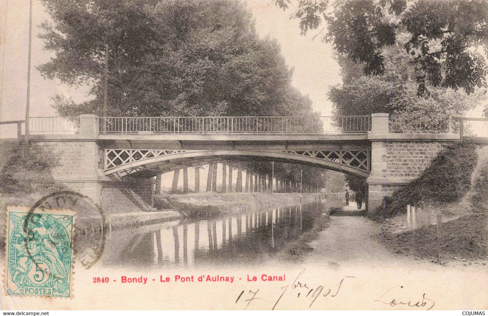 93 - BONDY - S10410 - Le Pont D'Aulnay - Le Canal - L1 - Bondy