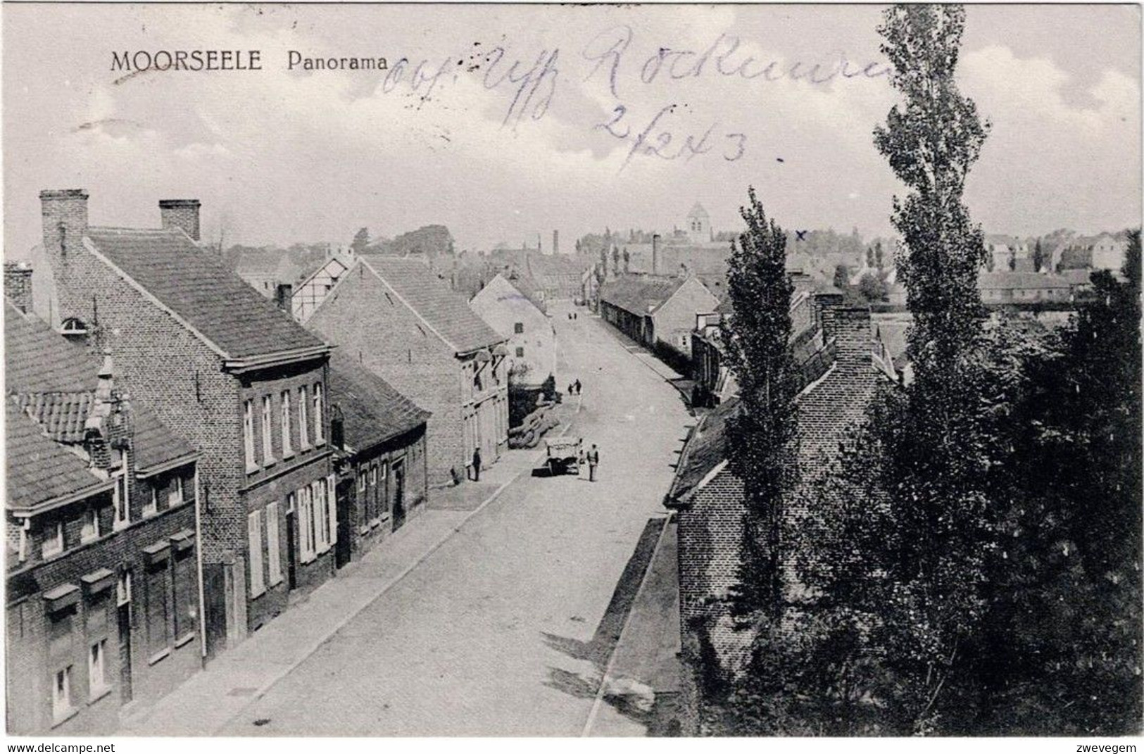 MOORSEELE  - Panorama ( Feldpost ) - Wevelgem