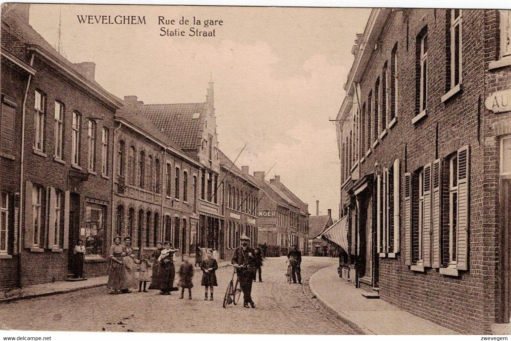 WEVELGHEM - Rue De La Gare - Statie Straat ( Feldpost ) - Wevelgem