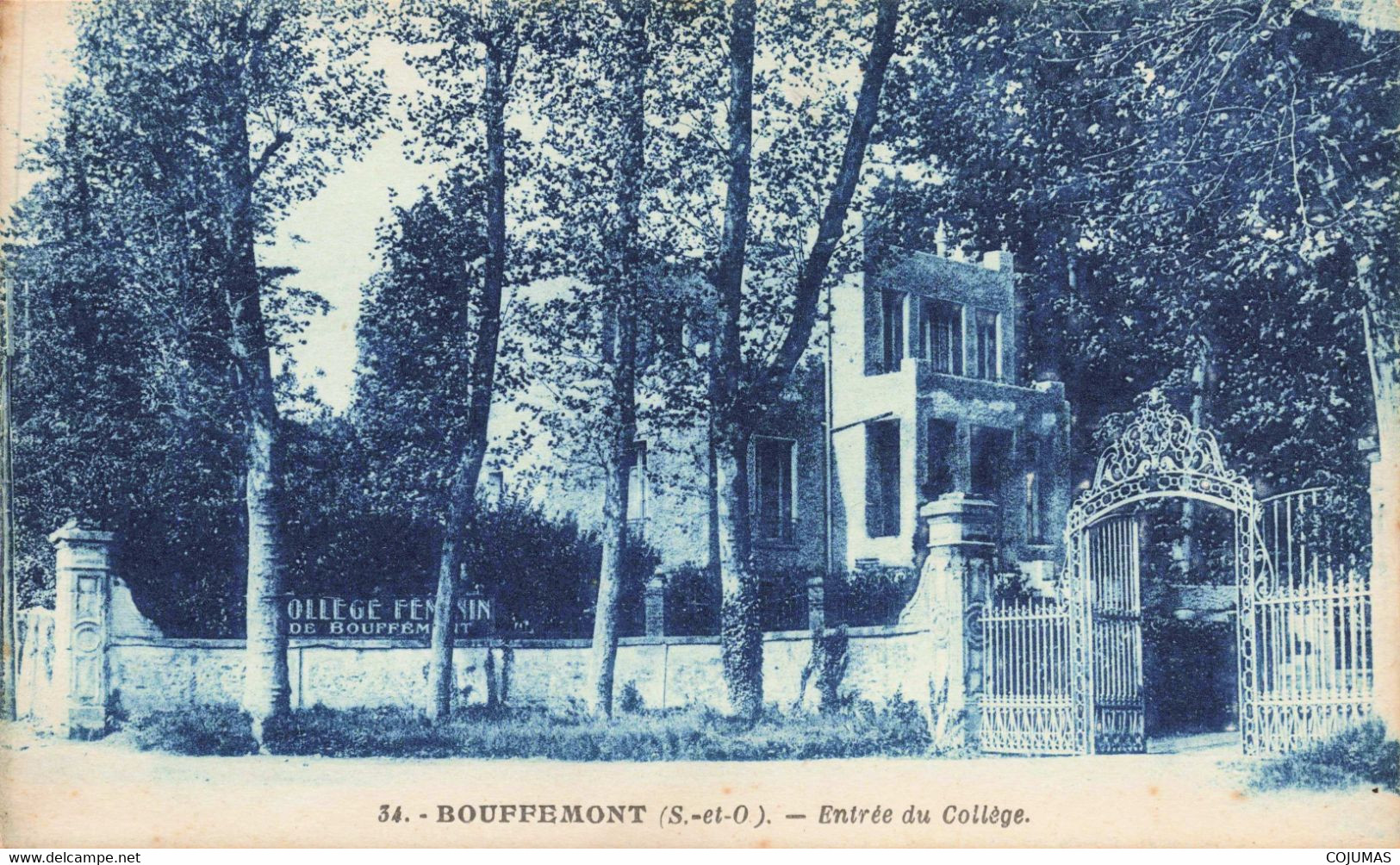 95 - BOUFFEMONT - S10424 - Entrée Du Collège - L1 - Bouffémont