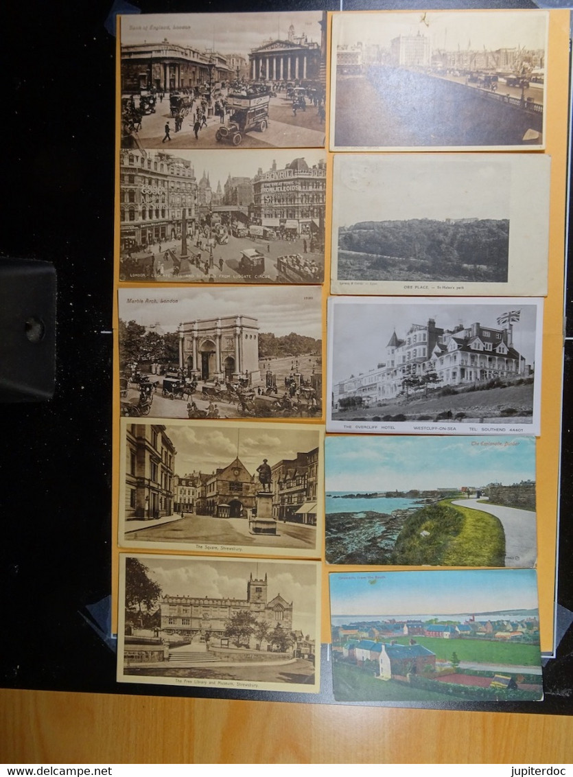 Lot de 135 cartes postales du Royaume-Uni (United Kingdom)