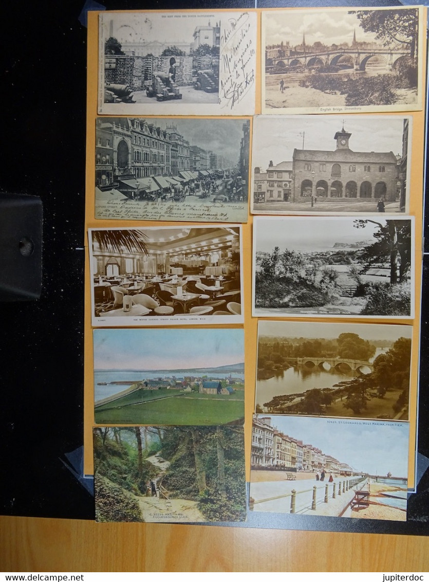 Lot de 135 cartes postales du Royaume-Uni (United Kingdom)