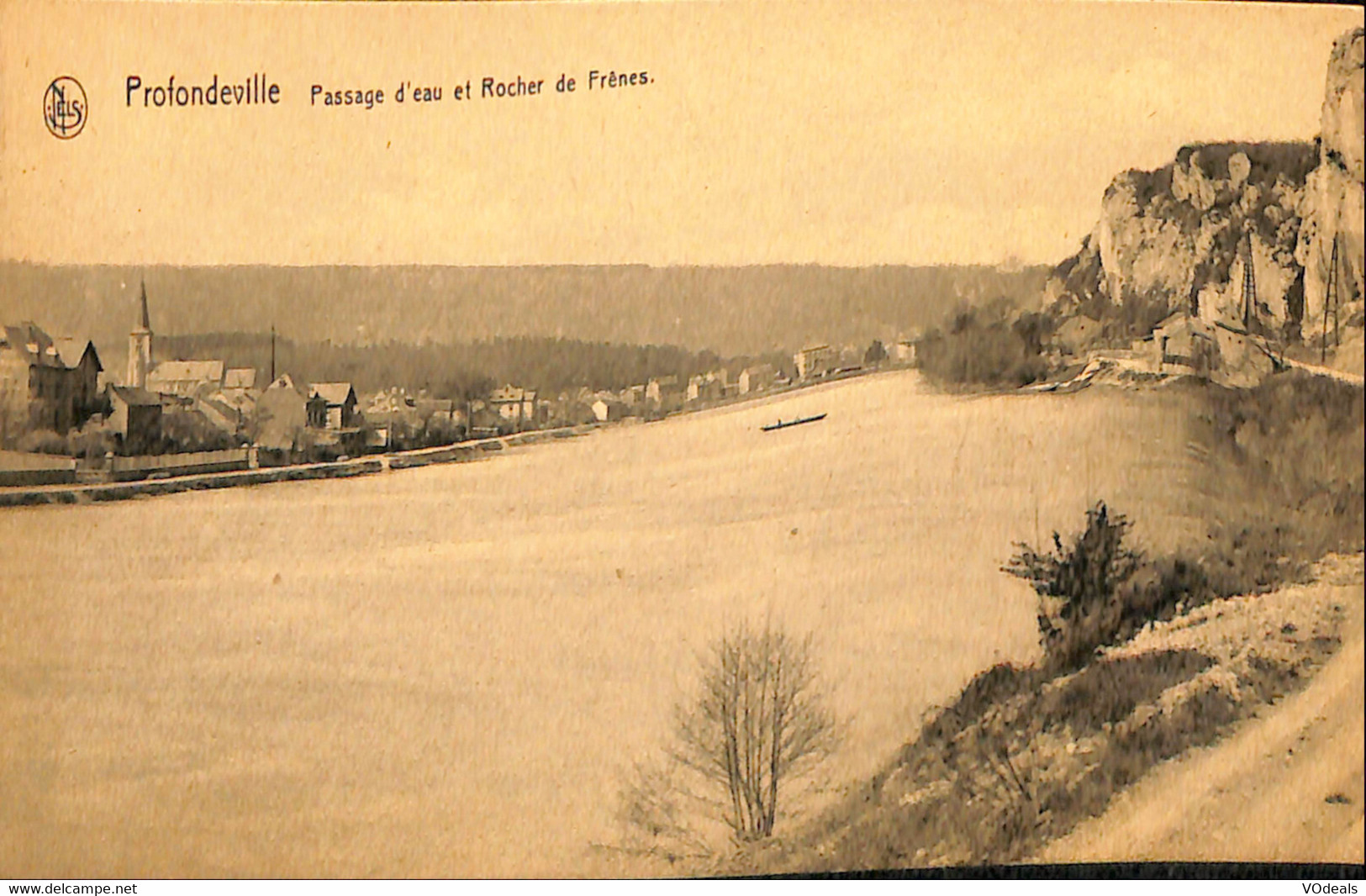 Belgique - Namur - Profondeville - Passage D'eau Et Rocher De Frênes - Profondeville