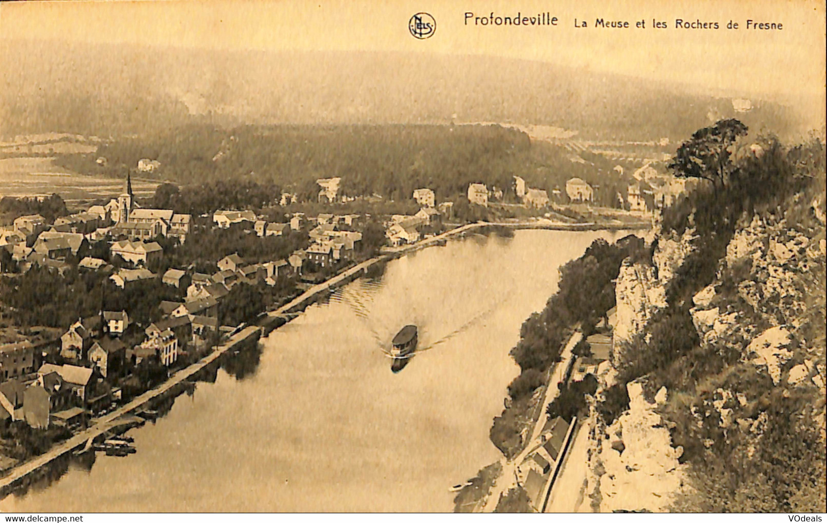Belgique - Namur - Profondeville - La Meuse Et Les Rochers De Frênes - Profondeville