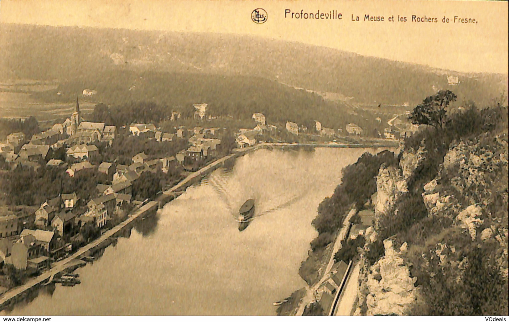 Belgique - Namur - Profondeville - La Meuse Et Les Rochers De Fresne - Profondeville