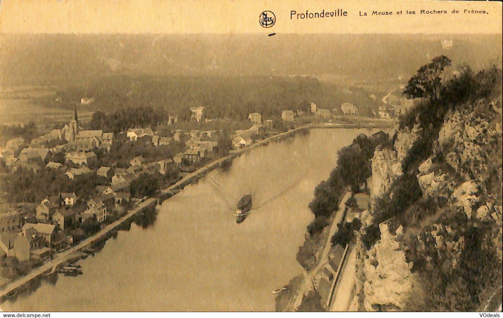 Belgique - Namur - Profondeville - La Meuse Et Les Rochers De Fresne - Profondeville